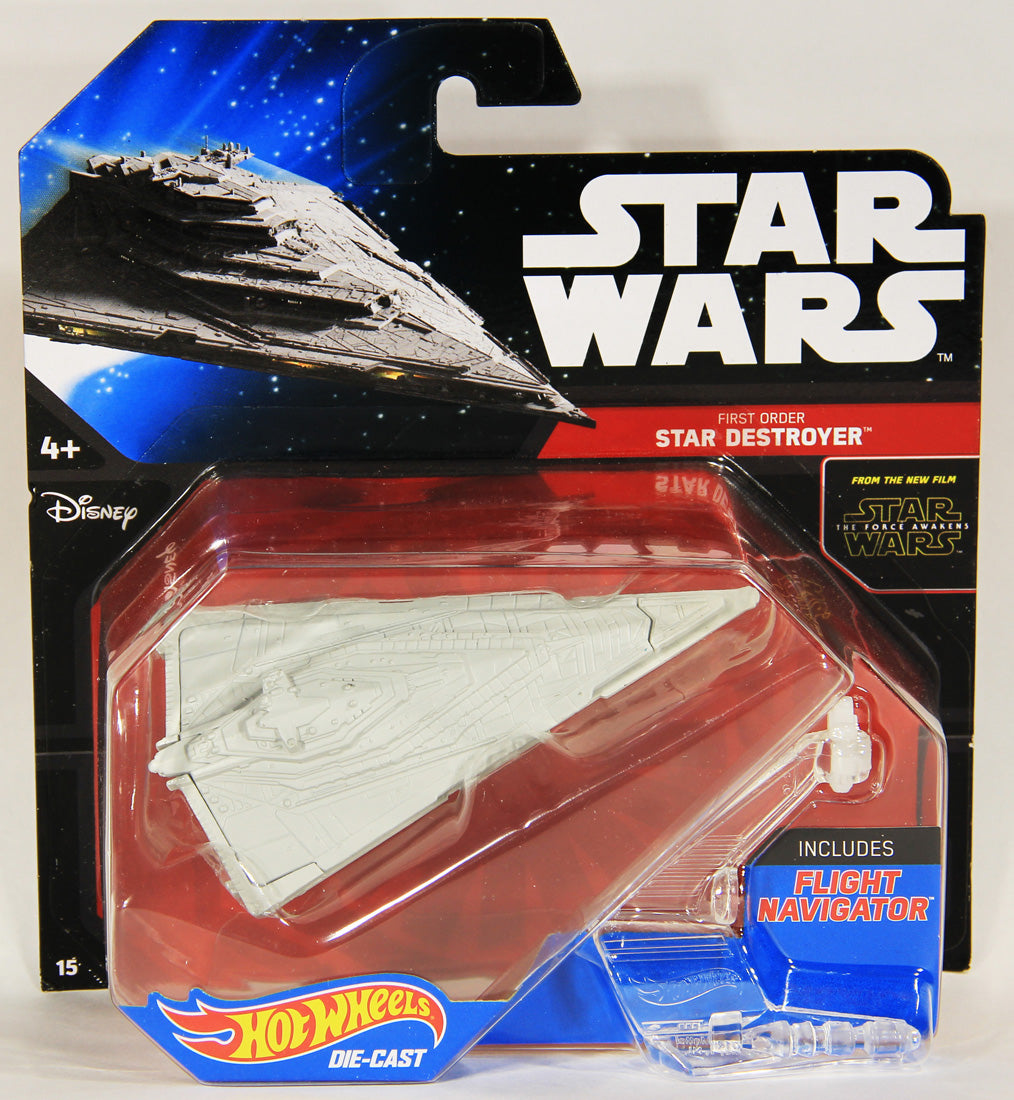 Star Wars Hot Wheels Die-Cast Flight Navigator #15 First Order Star Destroyer MOC L000710