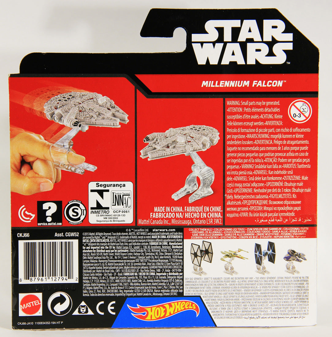 Star Wars Hot Wheels Die-Cast Flight Navigator #1 Millennium Falcon L000788
