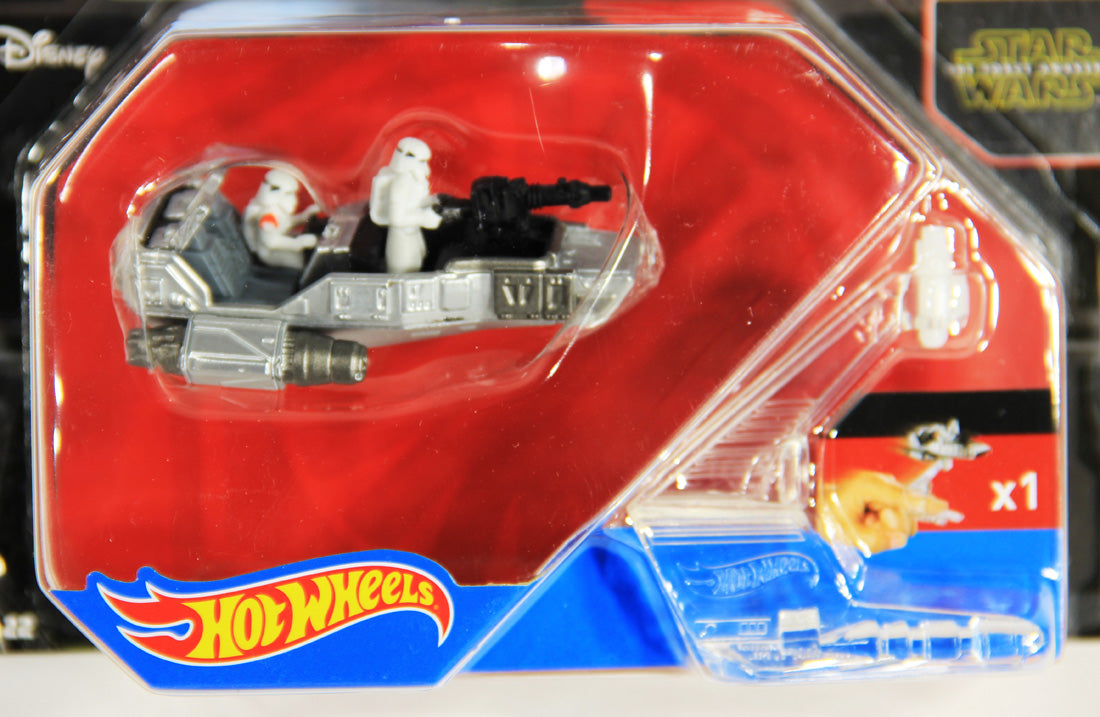 Star Wars Hot Wheels Die-Cast Flight Navigator #22 First Order Snowspeeder MOC L000790
