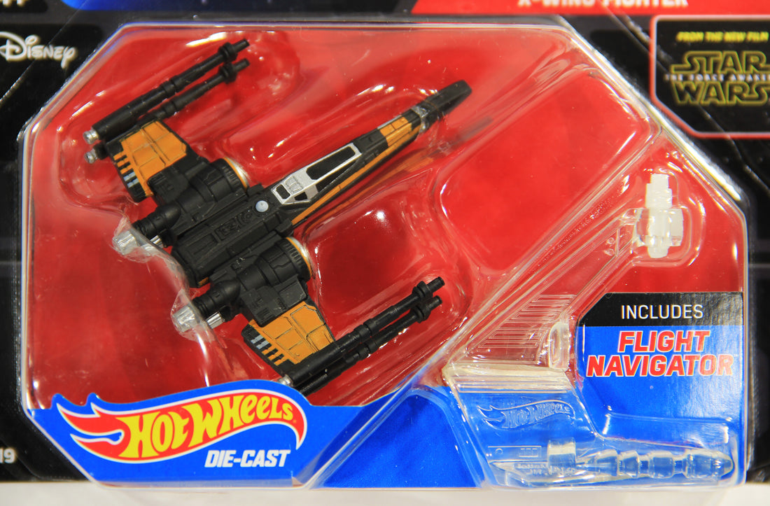 Star Wars Hot Wheels Mis-Card ERROR Flight Navigator #19 X-Wing - Ghost MOC L001604