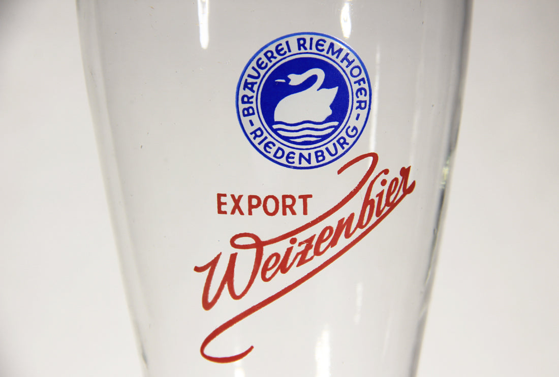 Brauerei Riemhofer Riedenburg Export Germany Weizenbier Beer Glass L002225