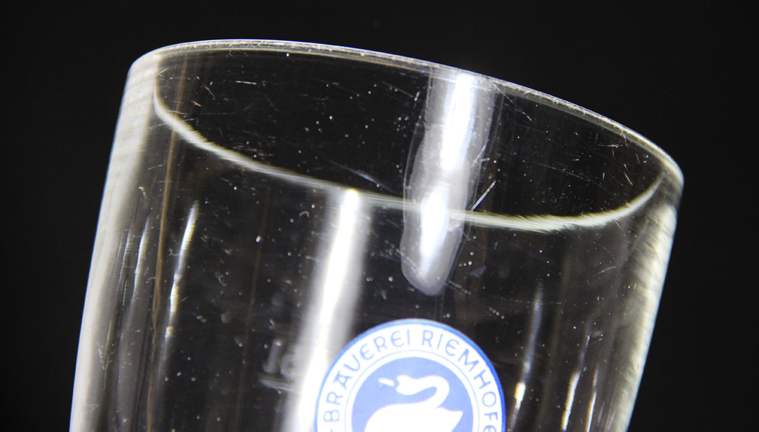 Brauerei Riemhofer Riedenburg Export Germany Weizenbier Beer Glass L002225