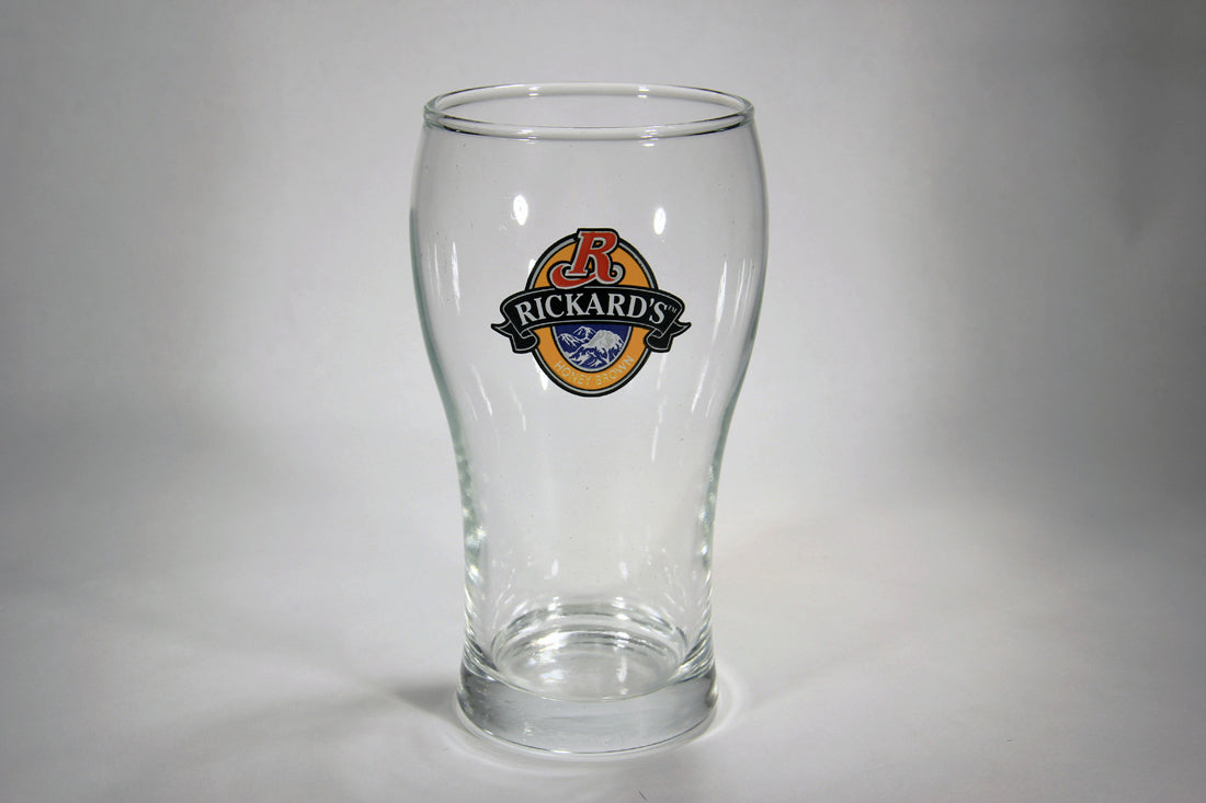 Rickard's Honey Brown Beer Pint Glass Canada Montreal L002243