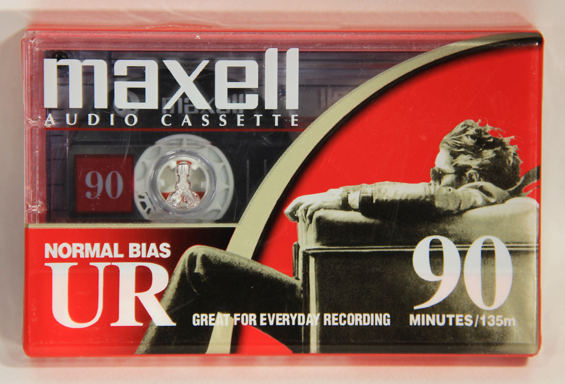 Maxwell UR 90 Blank Audio Cassette Tapes Normal Bias Set Of 3 New And Sealed L002523