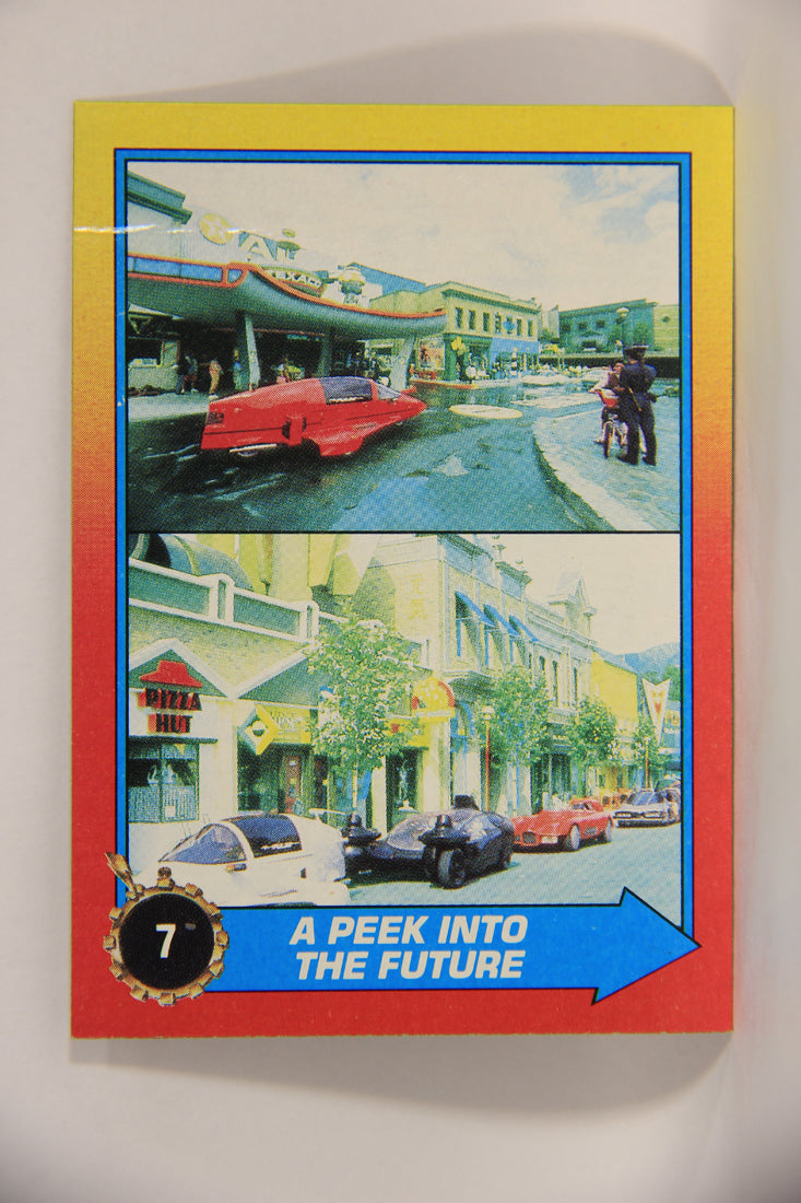 Back To The Future II 1989 Trading Card #7 A Peek Into The Future L002716