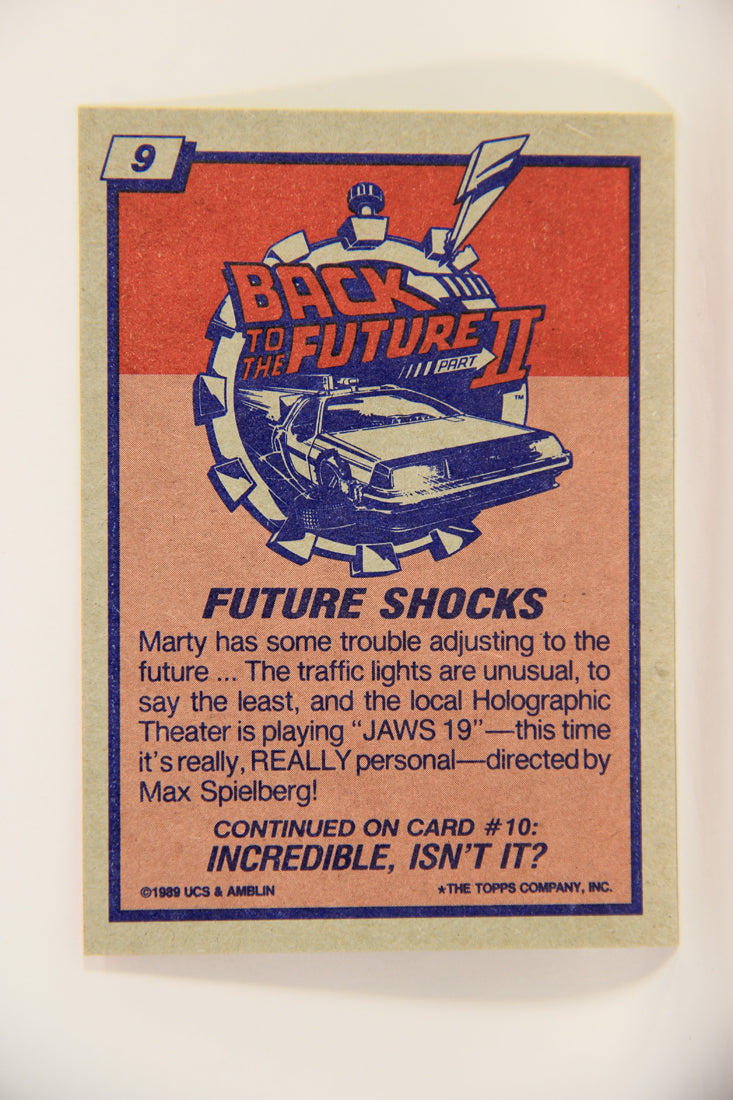 Back To The Future II 1989 Trading Card #9 Future Shocks L002717