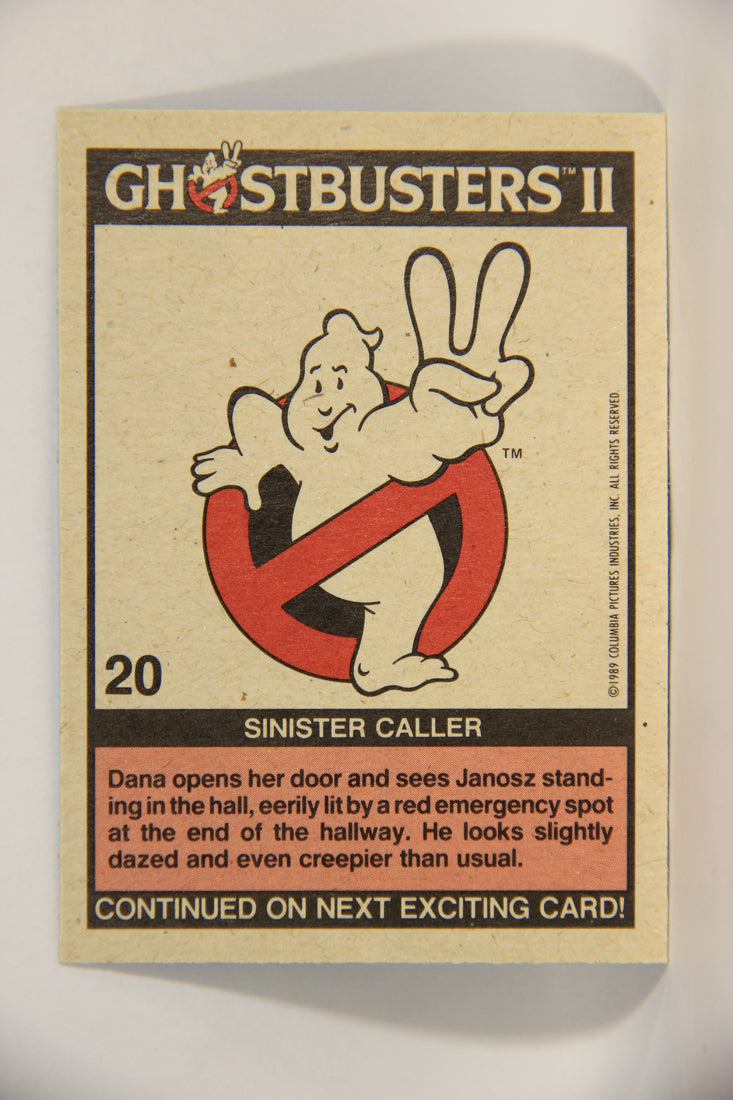 Ghostbusters II 1989 Trading Card #20 Sinister Caller L002775