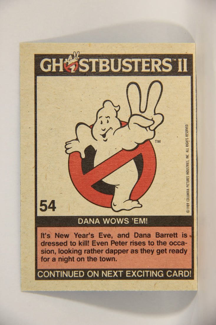 Ghostbusters II 1989 Trading Card #54 Dana Wows 'Em L002793