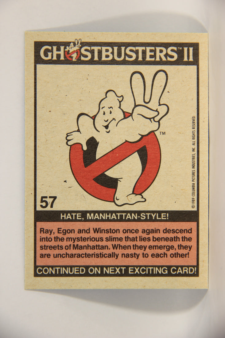 Ghostbusters II 1989 Trading Card #57 Hate Manhattan-Style L002796