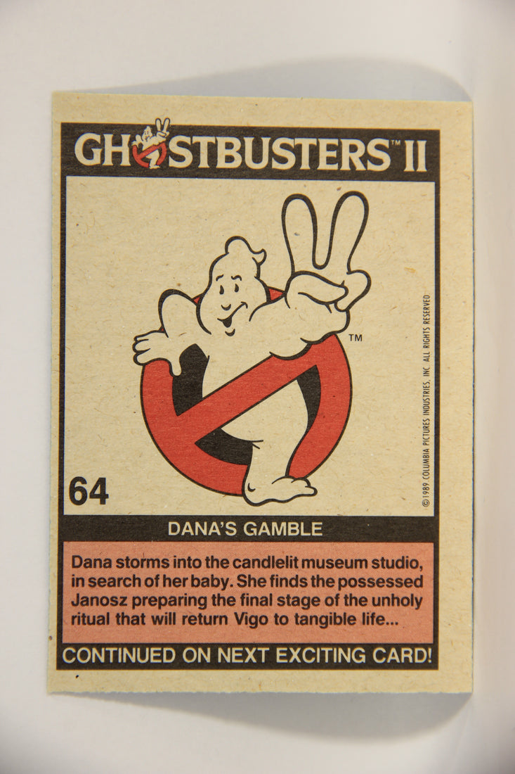 Ghostbusters II 1989 Trading Card #64 Dana's Gamble L002798