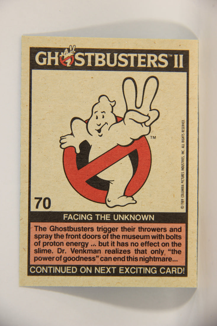 Ghostbusters II 1989 Trading Card #70 Facing The Unknown L002801