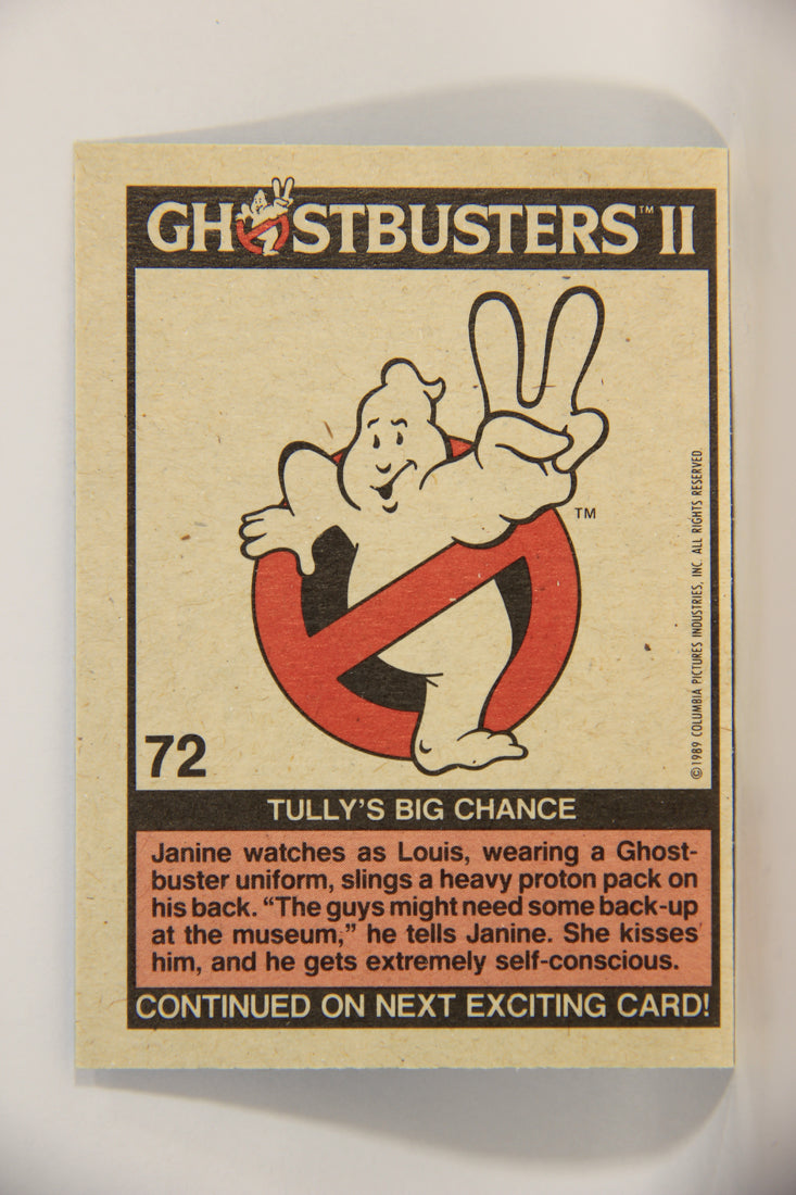 Ghostbusters II 1989 Trading Card #72 Tully's Big Chance L002803