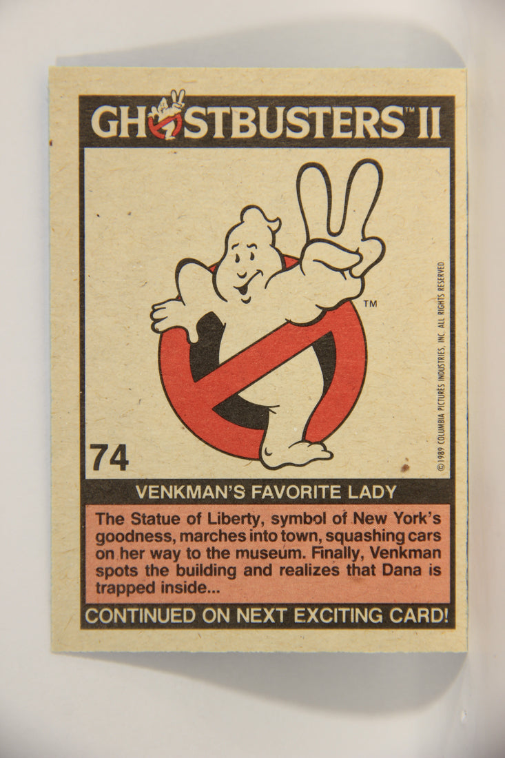 Ghostbusters II 1989 Trading Card #74 Venkman's Favorite Lady L002805