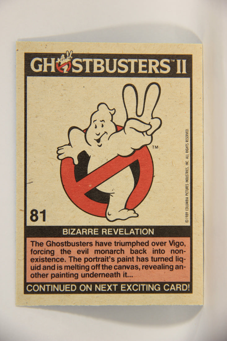 Ghostbusters II 1989 Trading Card #81 Bizarre Revelation L002810