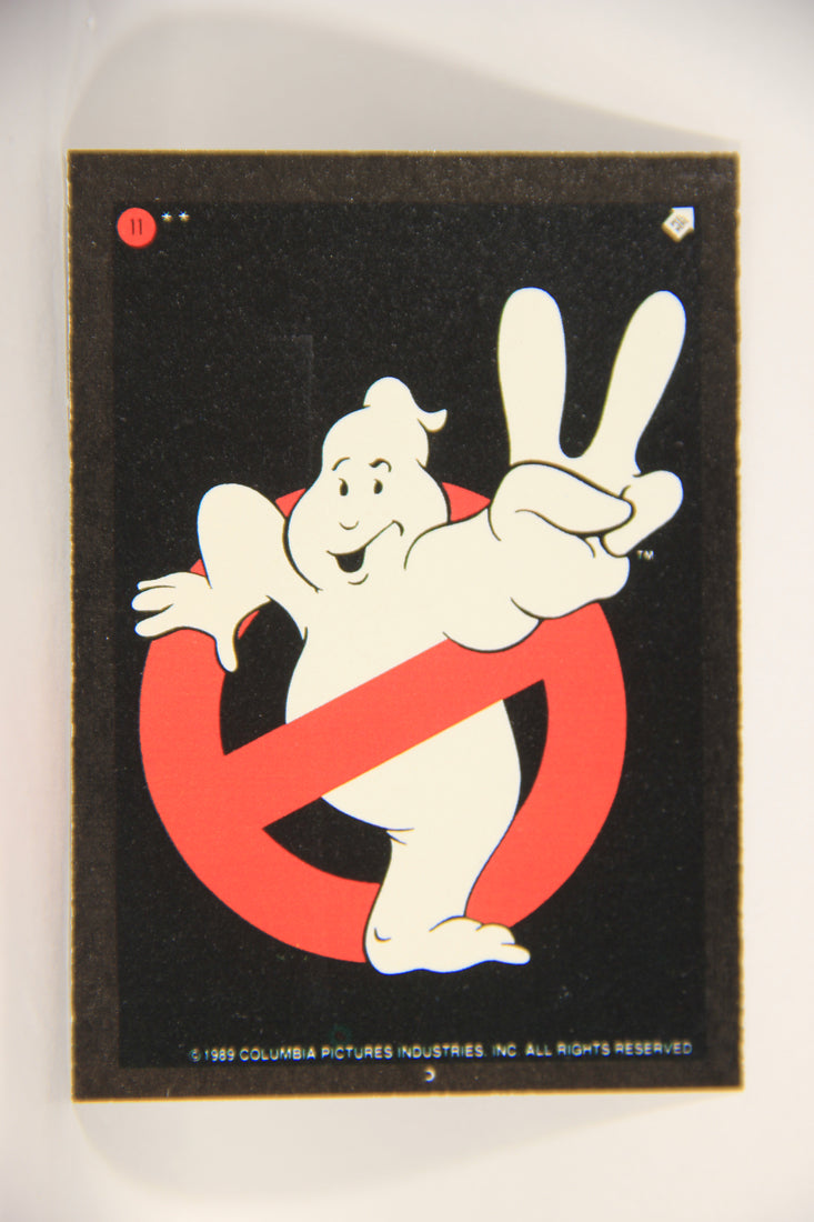 Ghostbusters II 1989 Trading Card Sticker #11 Ghostbusters II Logo L002824