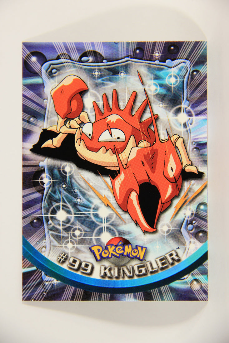 Pokmon Card Kingler #99 TV Animation Blue Logo 1st Print ENG L003921 AGS Collectibles Pokmon Card Kingler #99 TV Animation Blue Logo 1st Print ENG L003921 AGS Collectibles