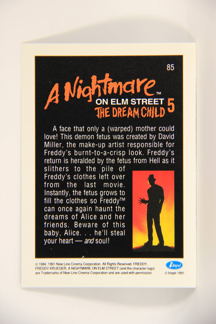 A Nightmare On Elm Street 1991 Trading Card #85 Demon Fetus L004248