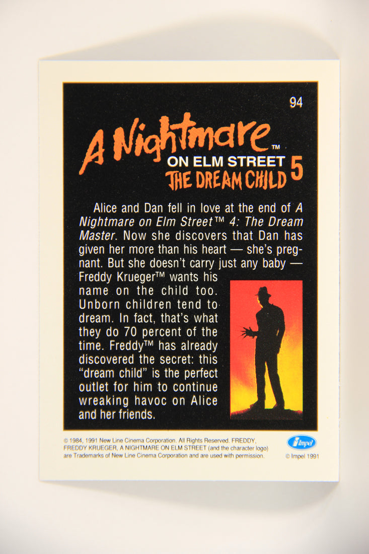A Nightmare On Elm Street 1991 Trading Card #94 Lisa Wilcox As Alice L004257