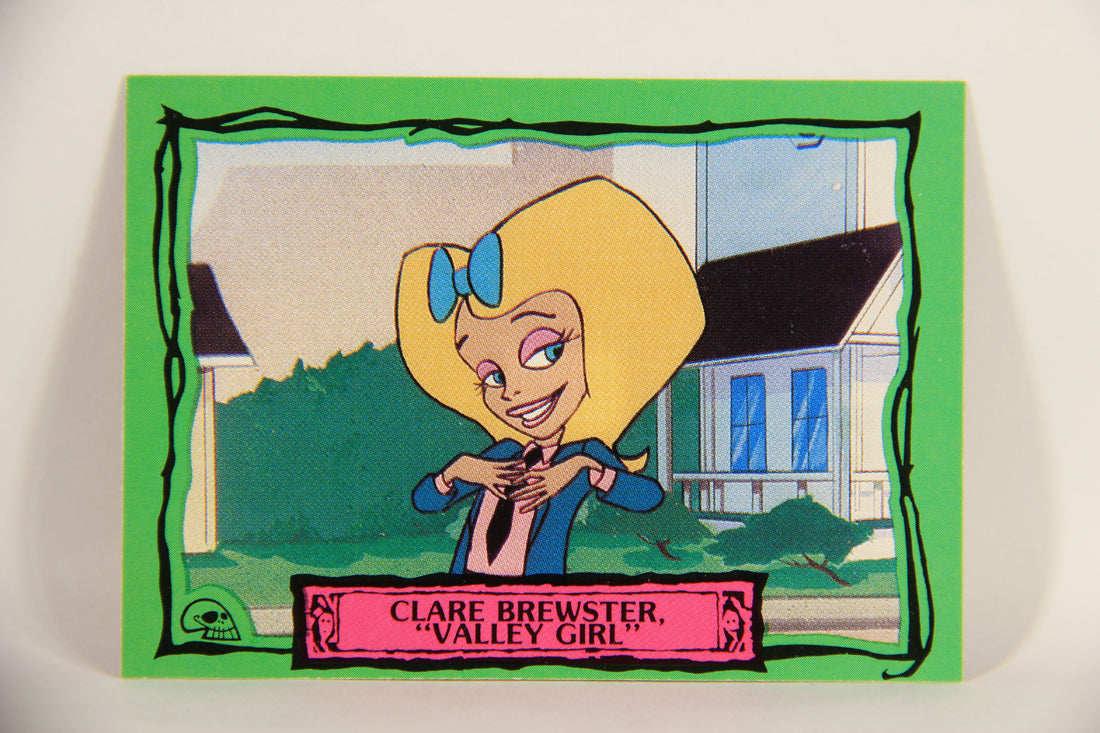 Beetlejuice 1990 Trading Card #10 Clare Brewster Valley Girl ENG L004710