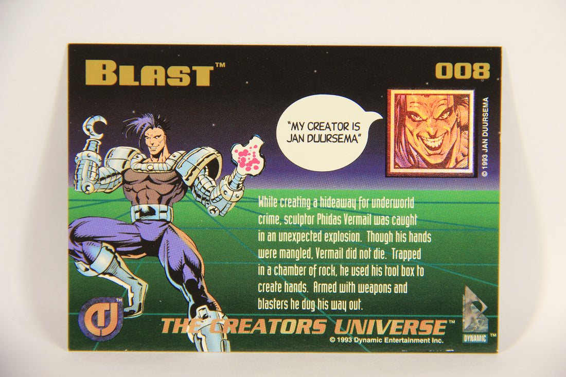The Creators Universe 1993 Trading Card #8 Blast ENG L004816