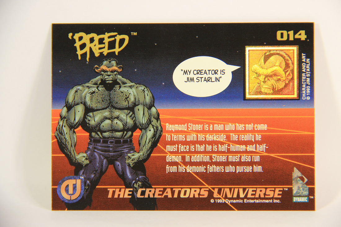 The Creators Universe 1993 Trading Card #14 'Breed ENG L004821