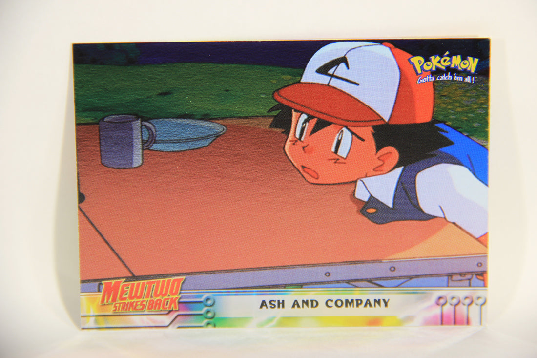 Pokémon Card First Movie #9 Ash And Company Foil Chase Blue Logo 1st Print ENG L005017
