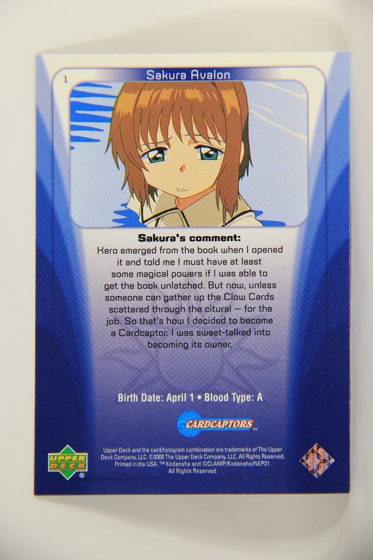CardCaptors 2000 Trading Card #1 Kero Emerged From The Book ENG L005470