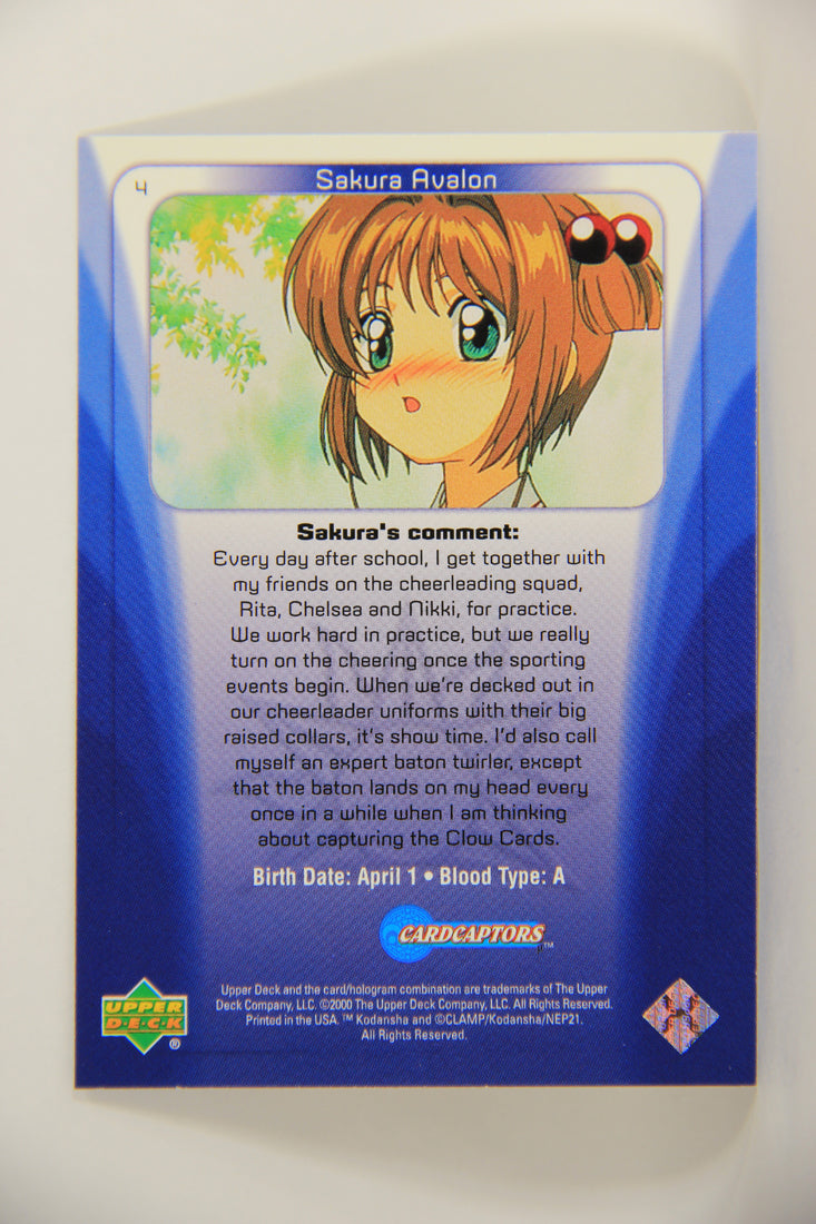 CardCaptors 2000 Trading Card #4 Cheerleading Squad Practice ENG L005473