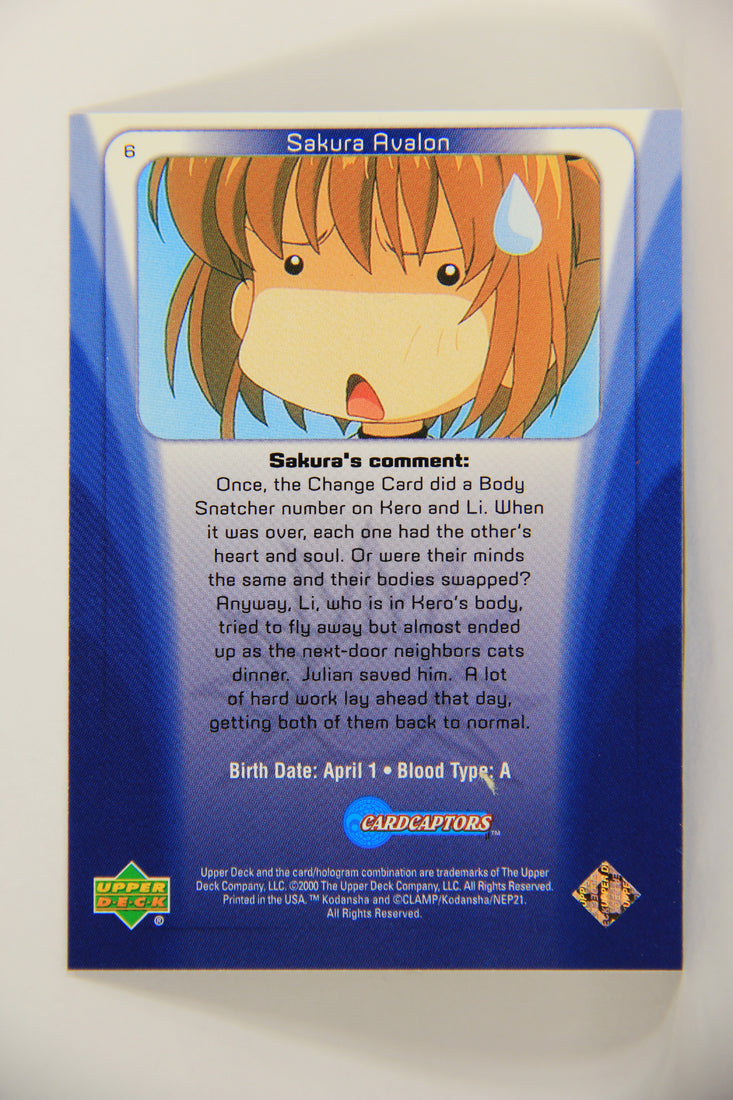 CardCaptors 2000 Trading Card #6 Body Snatcher ENG L005475