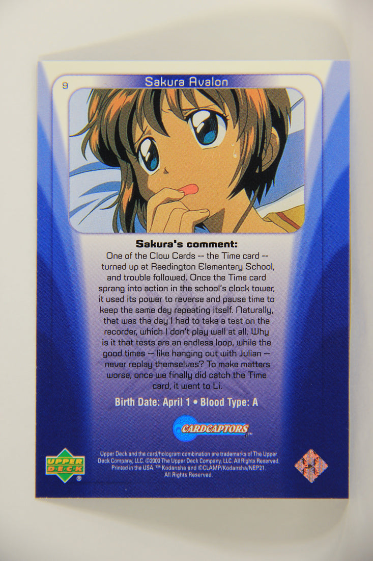 CardCaptors 2000 Trading Card #9 The Time Card ENG L005477