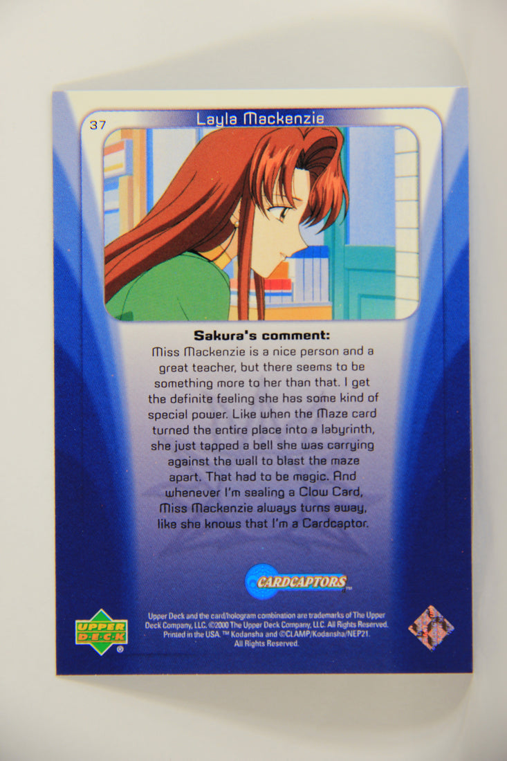 CardCaptors 2000 Trading Card #37 Miss Mackenzie Is A Nice Person ENG L005501