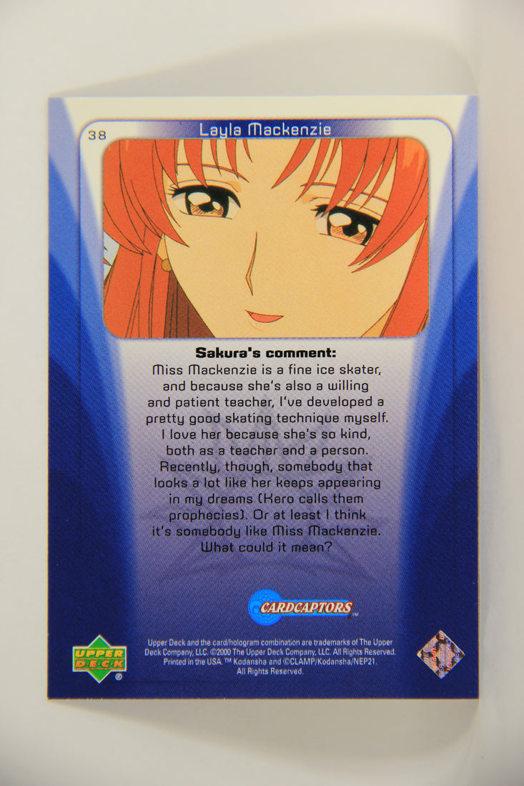 CardCaptors 2000 Trading Card #38 Miss Mackenzie Is A fine Ice Skater ENG L005502