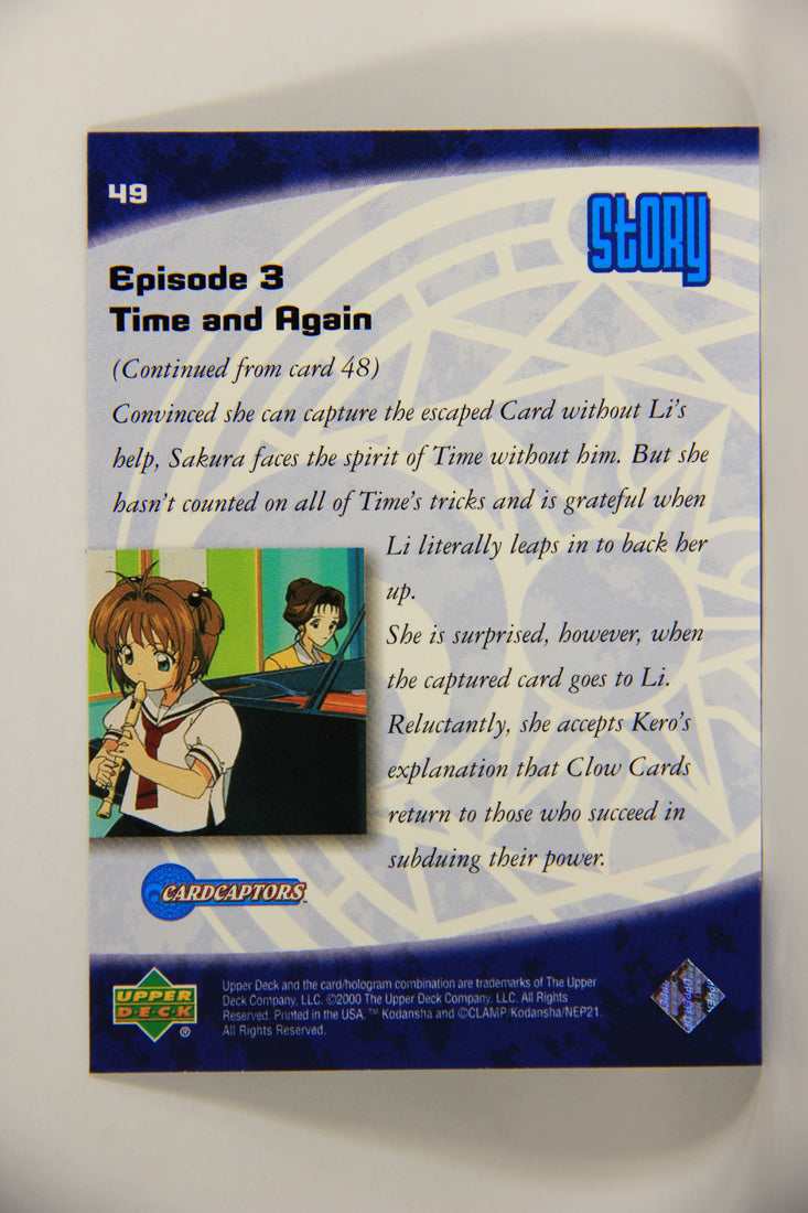 CardCaptors 2000 Trading Card #49 Episode 3 - Time And Again - Story ENG L005511