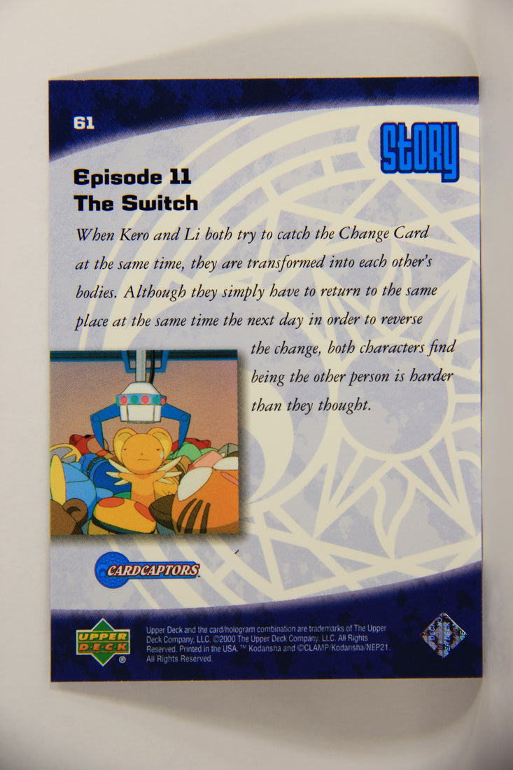 CardCaptors 2000 Trading Card #61 Episode 11 - The Switch - Story ENG L005523