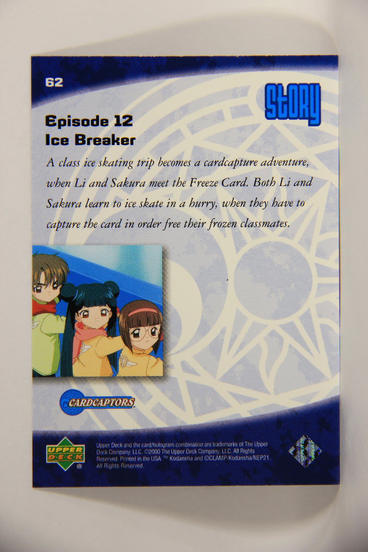CardCaptors 2000 Trading Card #62 Episode 12 - Ice Breaker - Story ENG L005524