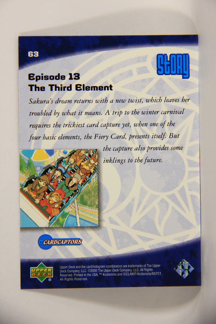 CardCaptors 2000 Card #63 Episode 13 - The Third Element - Story ENG L005525