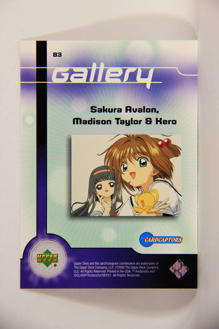 CardCaptors 2000 Card #83 Sakura Avalon Madison Taylor & Kero ENG L005544