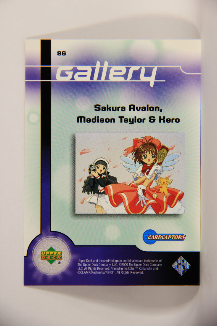 CardCaptors 2000 Card #86 Sakura Avalon Madison Taylor & Kero ENG L005547
