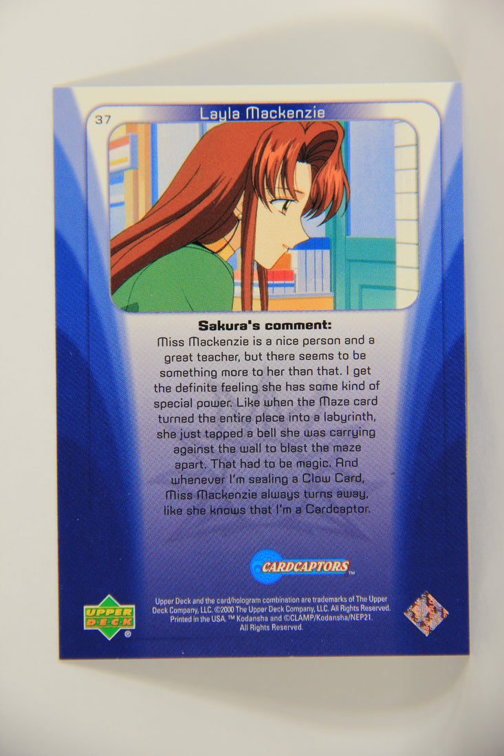 CardCaptors 2000 Card #37 Miss Mackenzie Is A Nice Person Rainbow Holo Foil ENG L005564
