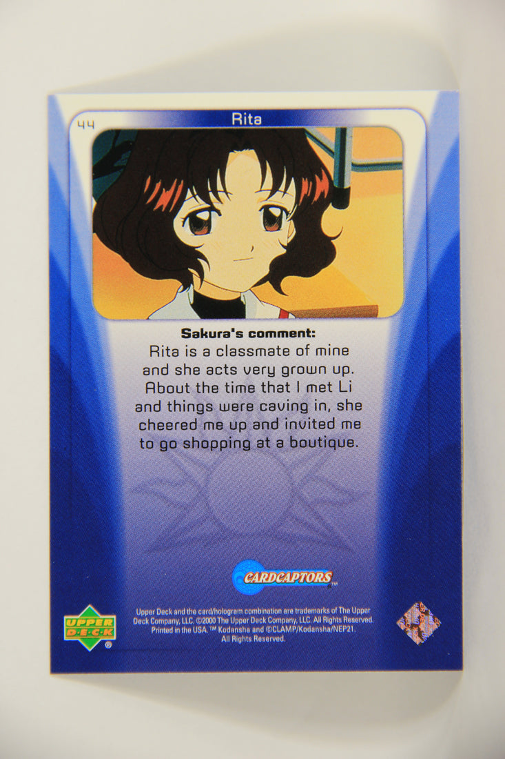 CardCaptors 2000 Card #44 Rita Is A Classmate Of Mine Rainbow Holo Foil ENG L005566