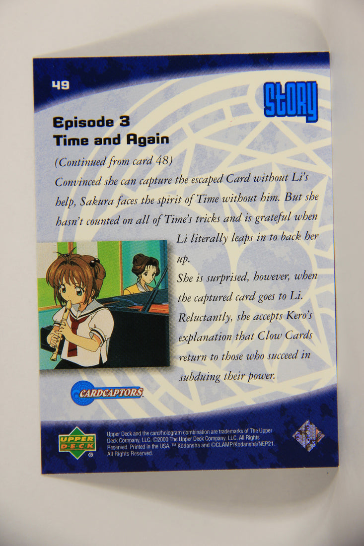 CardCaptors 2000 Card #49 Episode 3 - Time And Again Rainbow Holo Foil ENG L005567