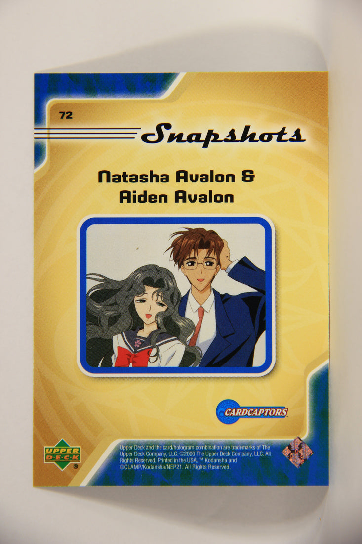 CardCaptors 2000 Card #72 Natasha Avalon & Aiden Avalon Rainbow Holo Foil ENG L005571