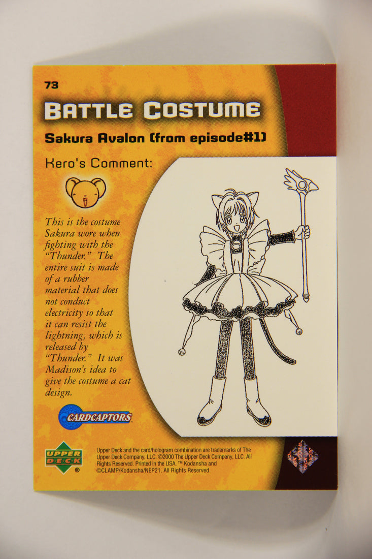 CardCaptors 2000 Card #73 Sakura Avalon From Episode #1 Rainbow Holo Foil ENG L005572