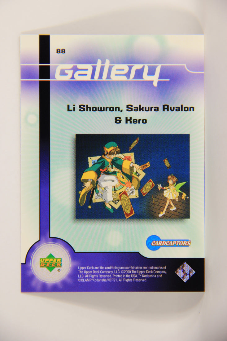 CardCaptors 2000 Card #88 Li Showron Sakura Avalon & Kero Rainbow Holo Foil ENG L005576