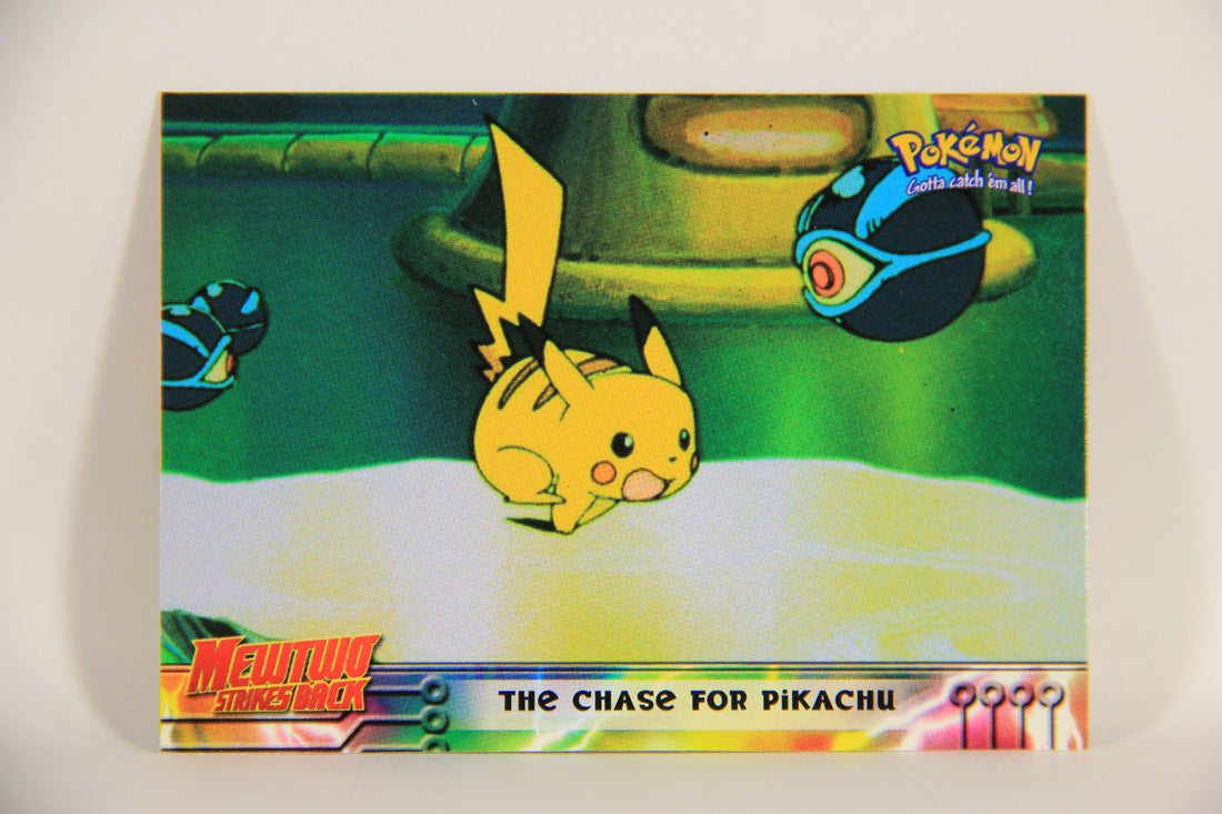 Pokmon Card First Movie #28 The Chase For Pikachu Blue Logo 1st Print AGS Collectibles Pokmon Card First Movie #28 The Chase For Pikachu Blue Logo 1st Print AGS Collectibles