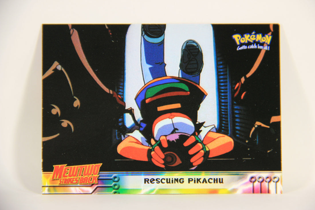 Pokmon Card First Movie #30 Rescuing Pikachu Blue Logo 1st Print ENG AGS Collectibles Pokmon Card First Movie #30 Rescuing Pikachu Blue Logo 1st Print ENG AGS Collectibles