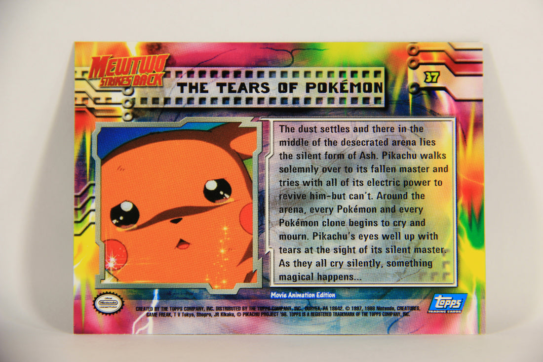 Pokémon Card First Movie #37 The Tears Of Pokémon Blue Logo 1st Print ENG L005616