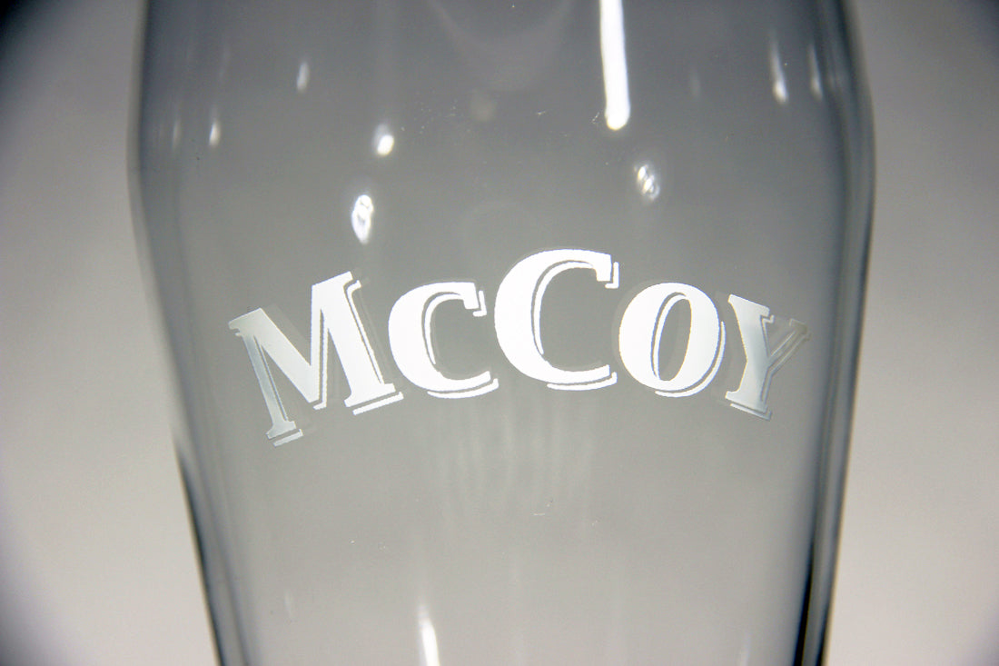 McCoy Beer Pint Glass Unknown Origin L005694
