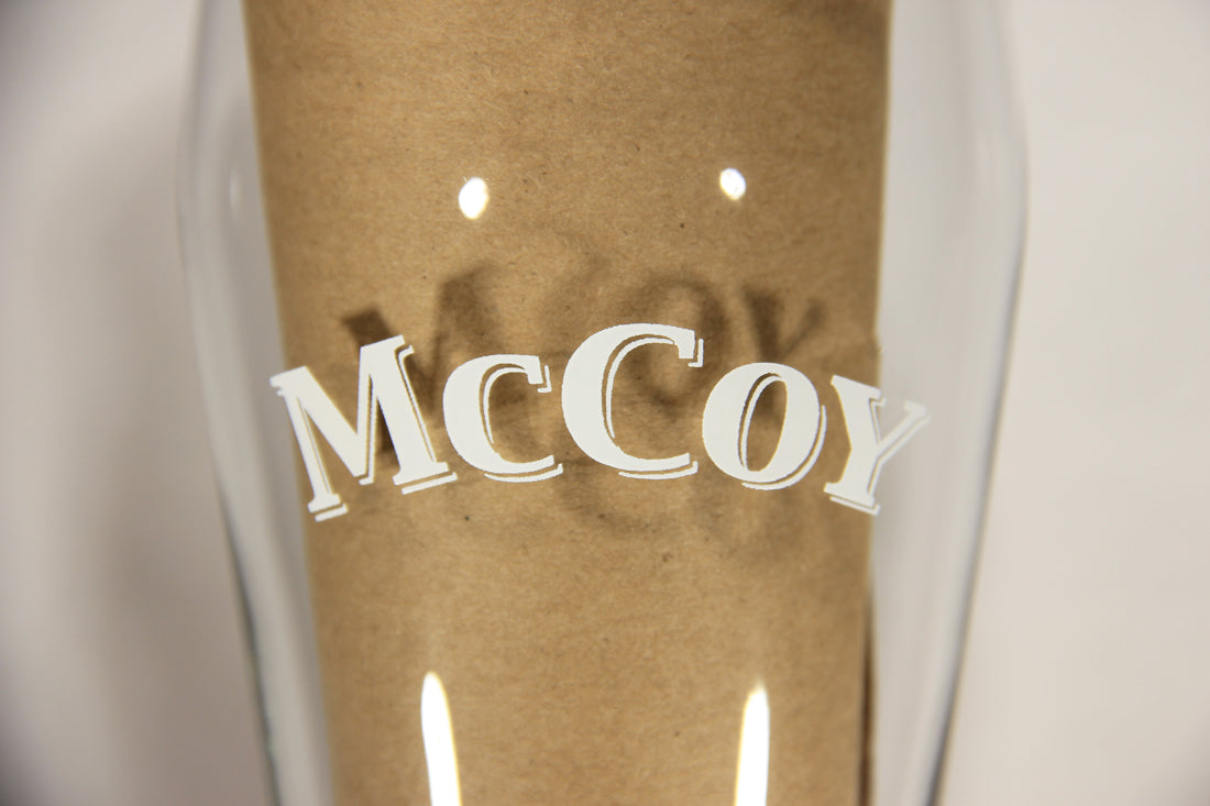 McCoy Beer Pint Glass Unknown Origin L005694