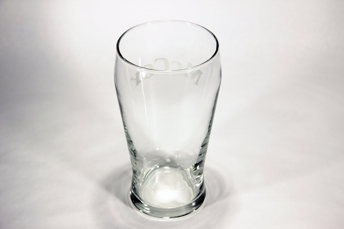 McCoy Beer Pint Glass Unknown Origin L005694